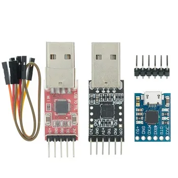 CP2102 USB 2.0 to UART TTL 5PIN מחבר מודול סדרתי ממיר STC להחליף FT232 CH340 PL2303 CP2102 מיקרו USB עבור aduino