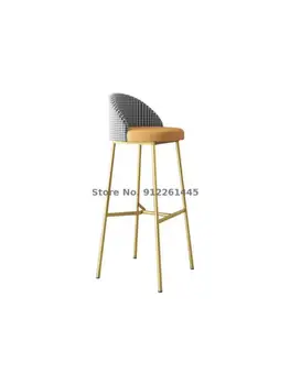 אור יוקרה בר כיסא מודרני פשוט הביתה בר הכיסא הנורדי, דלפק קבלה כסא בר net אדום אופנה גבוהה בחזרה צואה
