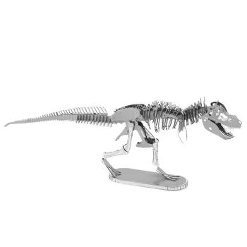 דינוזאור מתכת 3D פאזל מודל ערכות DIY חיתוך לייזר פאזל צעצוע לילדים