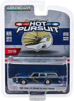 1: 64 1987 פורד קראון ויקטוריה העגלה חום שקוף Diecast סגסוגת מתכת דגם הרכב צעצועים מתנה אוסף