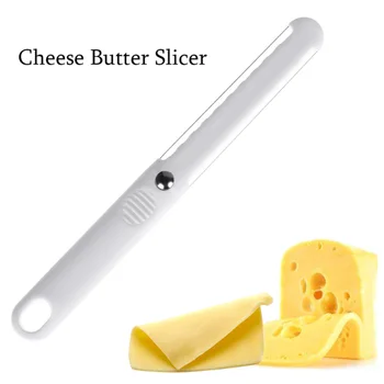 1pcs מטבח גבינה חמאה מבצעה מקלף חותך כלי חוט עבה רך קשה להתמודד עם פלסטיק סכין גבינה בישול אפייה כלים