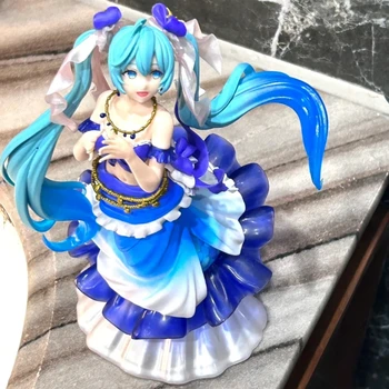 23cm Vocaloid Miku ארוטיות אנימה דמות של בתולת ים נסיכה מנגה Pvc פסל בובת אספנות מודל קישוטים צעצוע לילדים