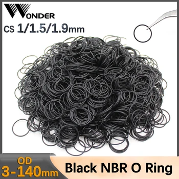 NBR או טבעת חותם אטם שמן, ללבוש עמידים רכב בנזין ניטריל גומי O-ring עמיד למים שחור CS 1/1.5/1.9 מ 